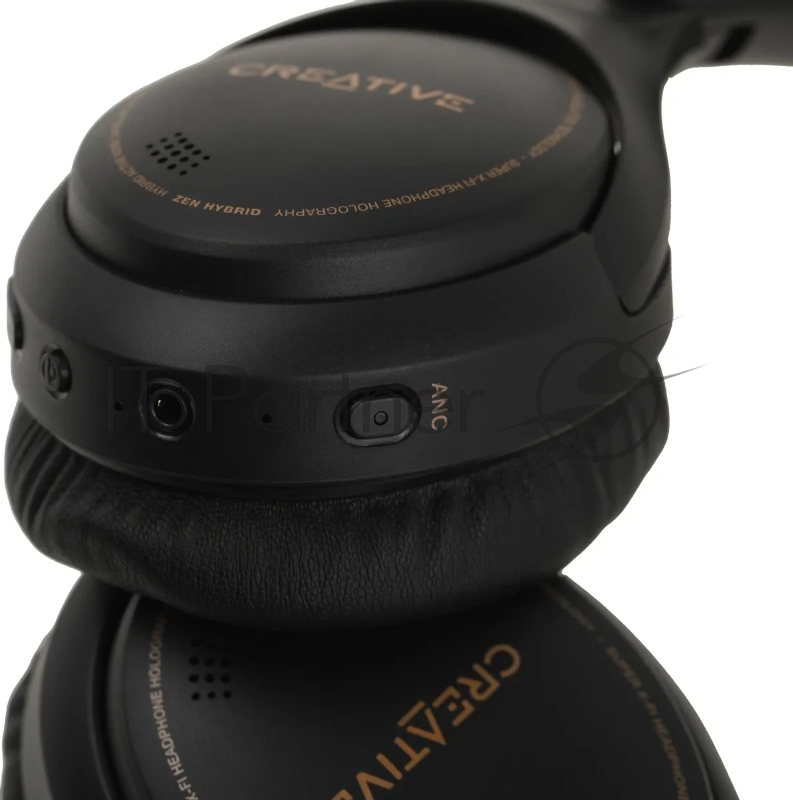 Гарнитура мониторные Creative Zen Hybrid 1.2м черный беспроводные bluetooth оголовье (51EF1010AA001)