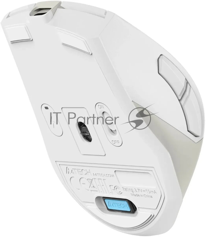 Мышь A4Tech Fstyler FG45CS Air бежевый оптическая (2000dpi) silent беспроводная USB для ноутбука (7but)