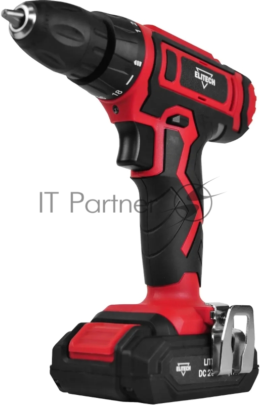 Дрель-шуруповерт Elitech ДА 202СЛ аккум. патрон:быстрозажимной (кейс в комплекте) (E2201.017.01)