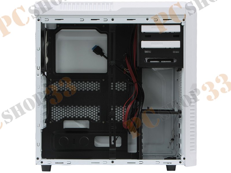 Корпус Miditower Zalman Z3 Plus White, ATX, бело-черный (без БП)