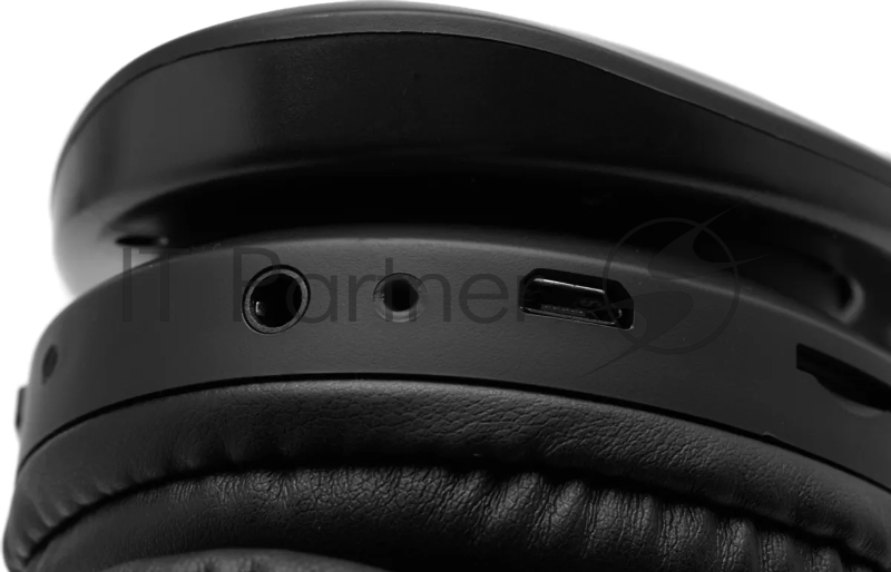 Гарнитура накладные Digma BT-17 черный/черный беспроводные bluetooth оголовье (BT17B)