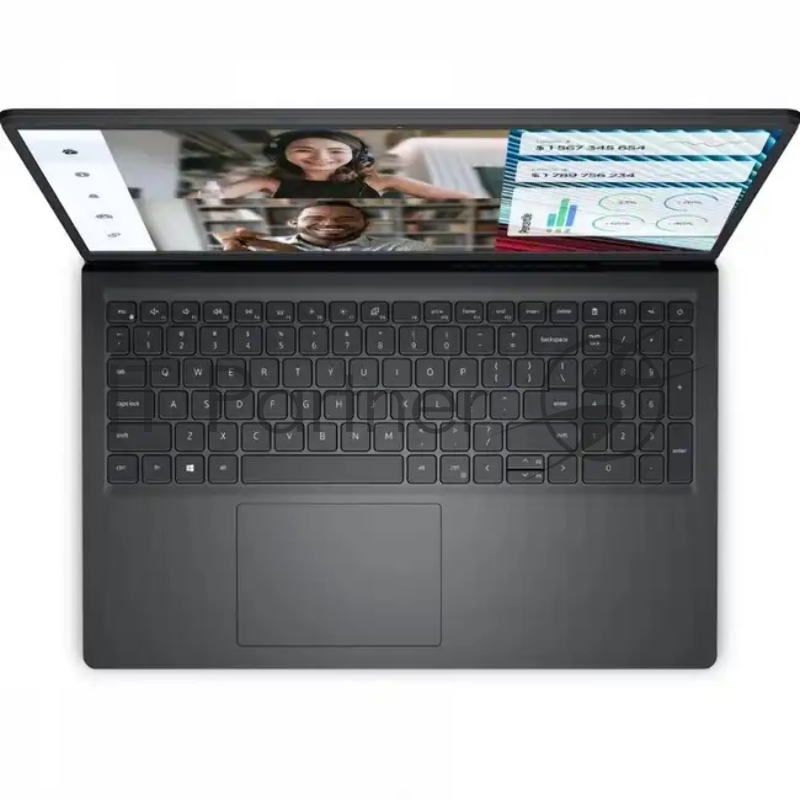 Ноутбук Dell Vostro 3520 Core i5 1235U 8Gb SSD256Gb Intel UHD Graphics 15.6 WVA FHD (1920x1080)/ENGKBD Ubuntu black WiFi BT Cam (3520-5820) Английская клавиатура