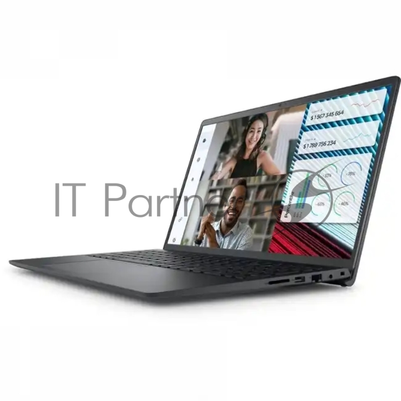 Ноутбук Dell Vostro 3520 Core i5 1235U 8Gb SSD256Gb Intel UHD Graphics 15.6 WVA FHD (1920x1080)/ENGKBD Ubuntu black WiFi BT Cam (3520-5820) Английская клавиатура