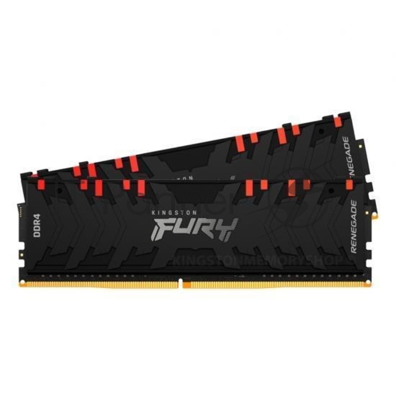Память оперативная Kingston 16GB 3600MHz DDR4 CL16 DIMM (Kit of 2) FURY Renegade RGB