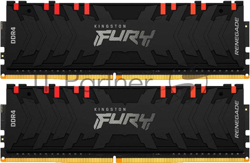 Память оперативная Kingston 16GB 3600MHz DDR4 CL16 DIMM (Kit of 2) FURY Renegade RGB