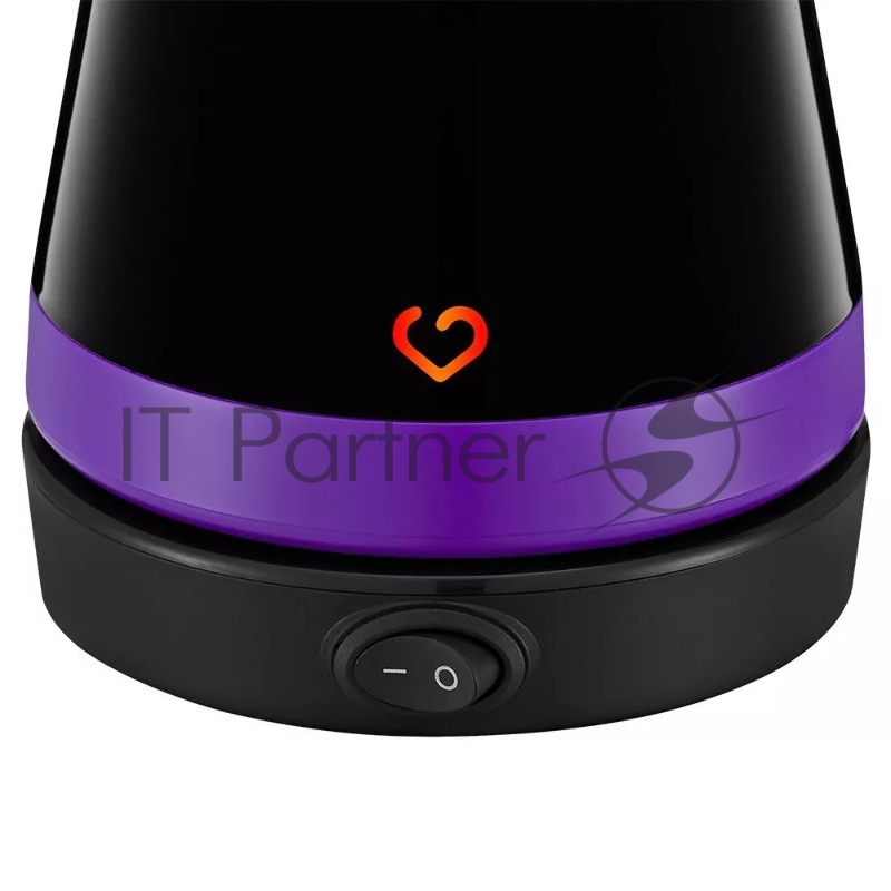 Кофеварка Электрическая турка Kitfort КТ-7184 1000Вт черный/фиолетовый