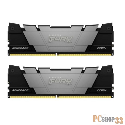 Память DDR4 2x16GB 3200MHz Kingston KF432C16RB12K2/32 Fury Renegade Black RTL PC4-25600 CL16 DIMM 288-pin 1.35В dual rank Ret