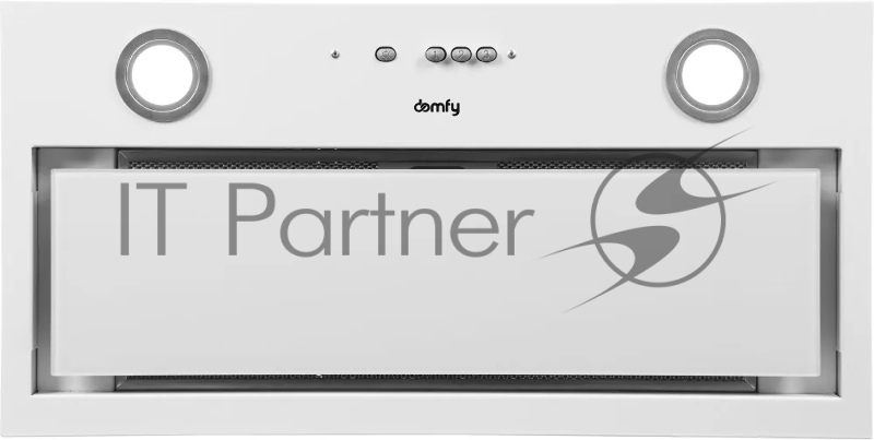 Вытяжка встраиваемая Domfy DM6036BB WG белый управление: кнопочное (1 мотор)