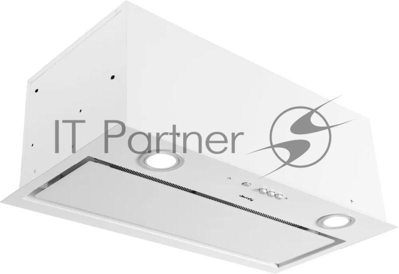 Вытяжка встраиваемая Domfy DM6036BB WG белый управление: кнопочное (1 мотор)