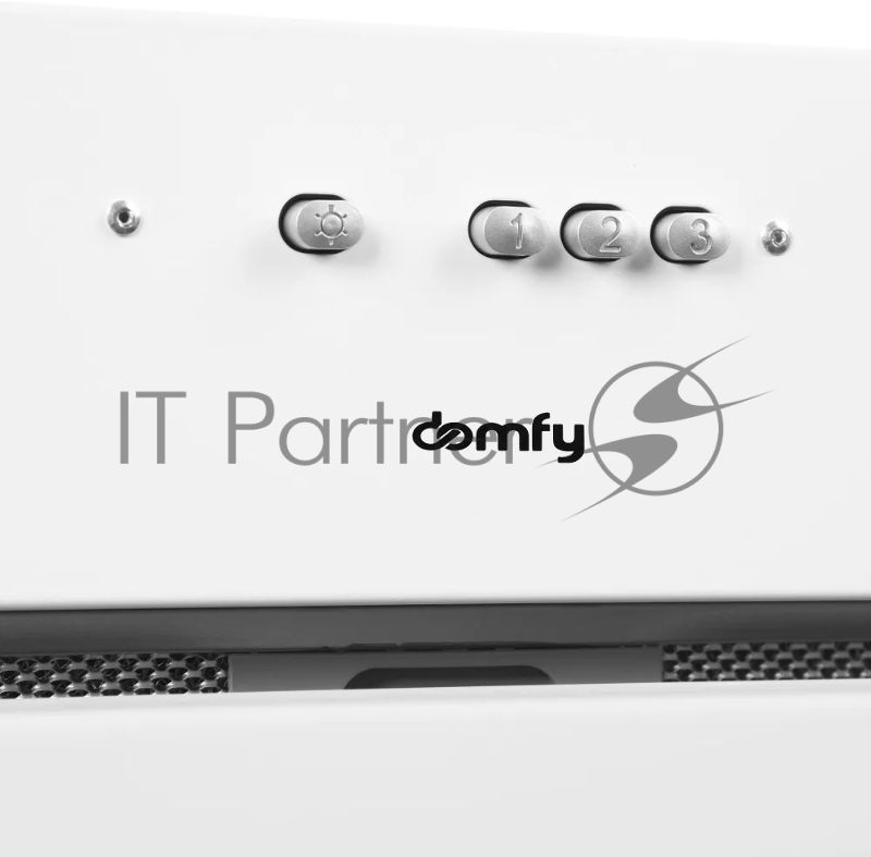 Вытяжка встраиваемая Domfy DM6036BB WG белый управление: кнопочное (1 мотор)