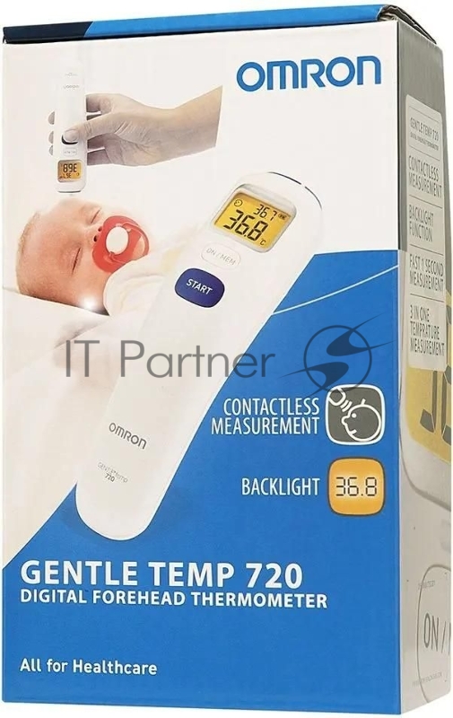 Термометр инфракрасный Omron MC-720-E белый