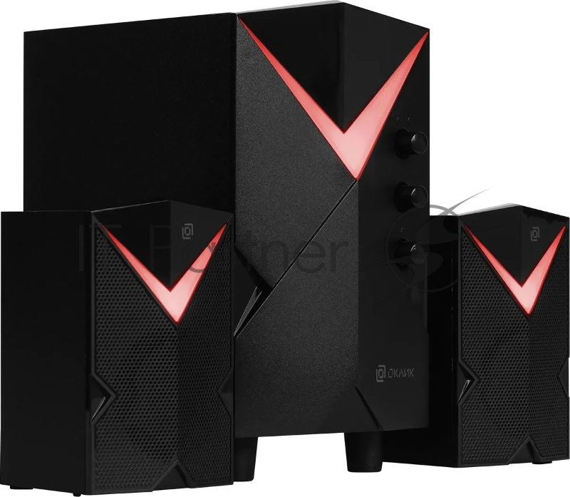 Колонки Оклик OK-426 2.1 черный 18Вт BT