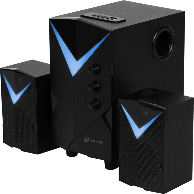 Колонки Оклик OK-426 2.1 черный 18Вт BT