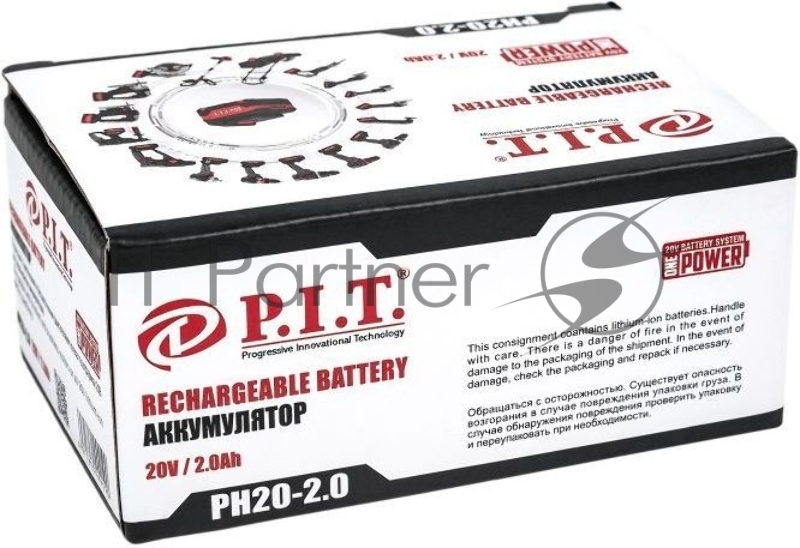 Батарея аккумуляторная P.I.T. PH20-2.0 20В 2Ач Li-Ion