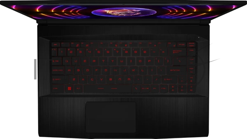 Ноутбук MSI GF63 Thin 12VE-1038XRU Core i5 12450H 16Gb SSD1Tb NVIDIA GeForce RTX4050 6Gb 15.6 IPS FHD (1920x1080) Free DOS black WiFi BT Cam (9S7-16R821-1038)