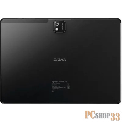 Планшет Digma Optima 1444E 4G T606 (1.6) 8C RAM6Gb ROM128Gb 10.1 IPS 1920x1200 3G 4G Android 12 серый 5Mpix 2Mpix BT GPS WiFi Touch microSD 256Gb 6000mAh