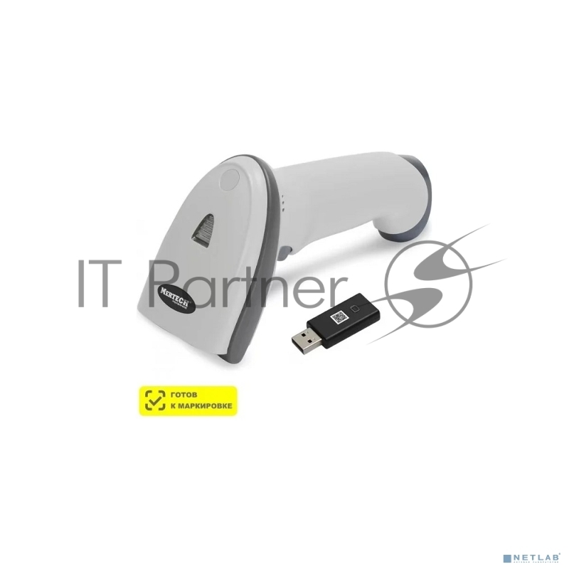 Сканер штрих-кодов Mertech CL-2210 BLE Dongle P2D USB Black 4794