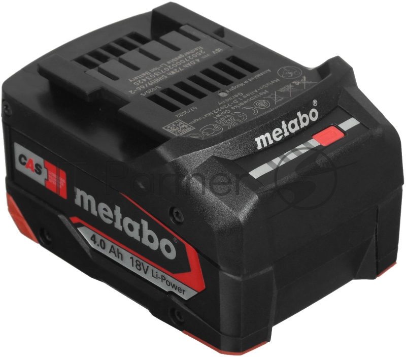 Батарея аккумуляторная Metabo LI-POWER 18В 4Ач Li-Ion (625027000)