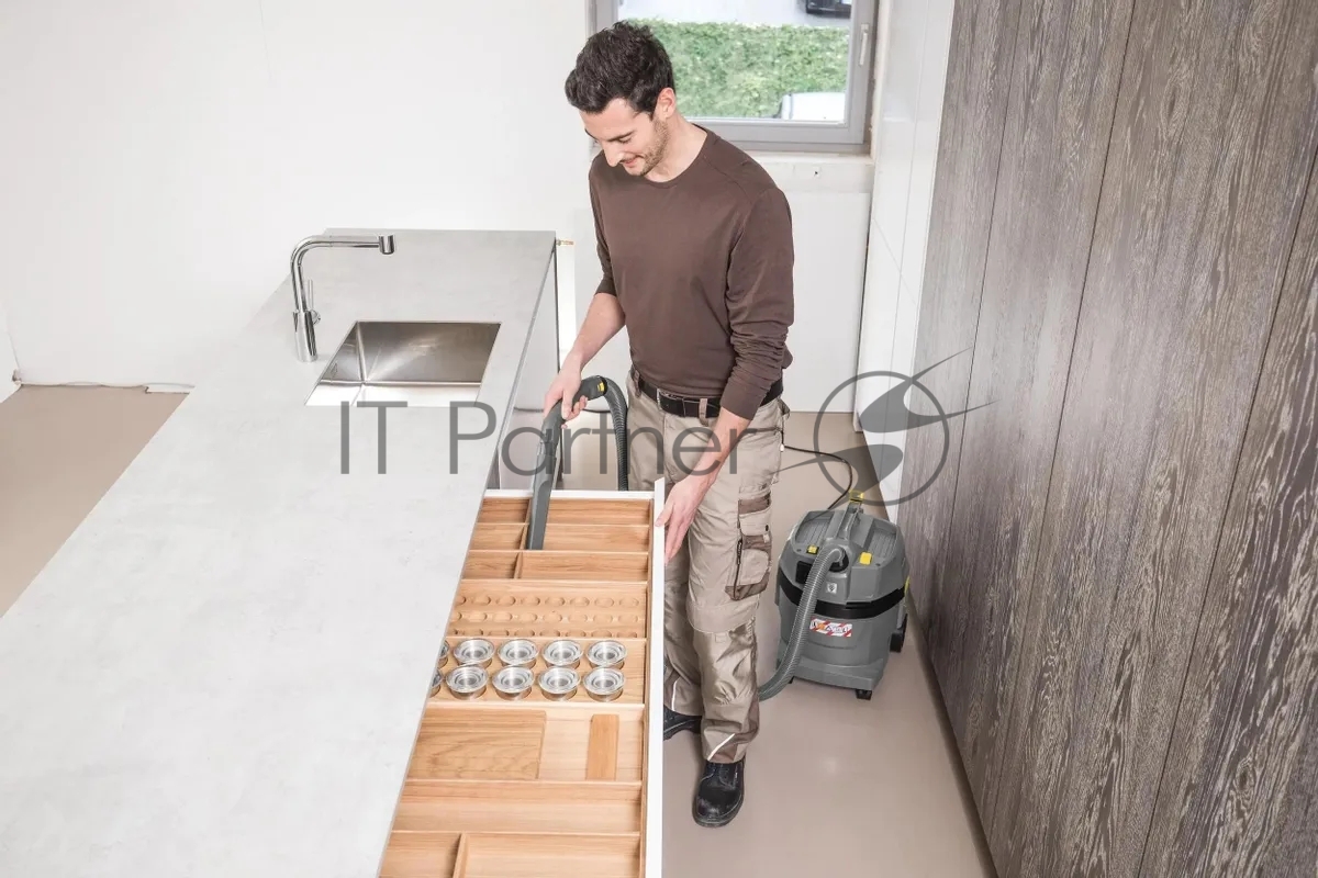 Строительный пылесос Karcher NT 22/1 Ap Te 1300Вт (уборка: сухая/влажная) серый