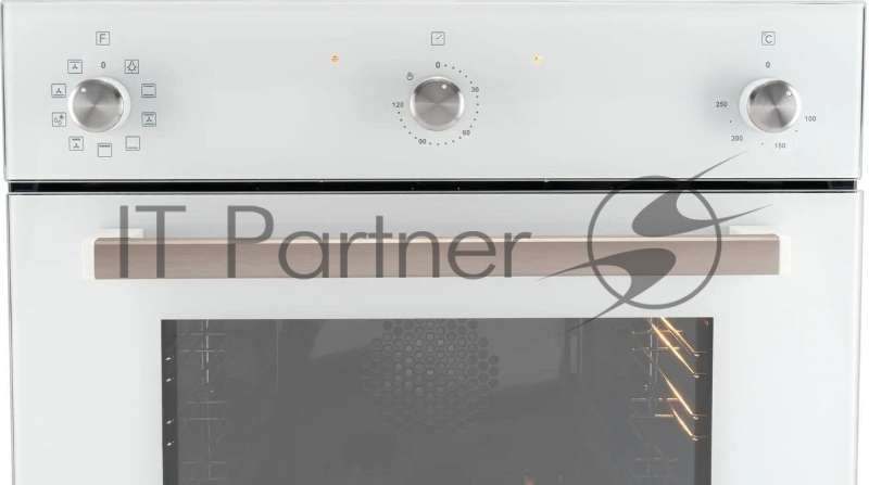 Духовой шкаф Электрический Hyundai 6009.03 WG белый стекло