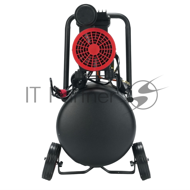 Компрессор поршневой P.I.T. PAC24-C1 безмасляный 110л/мин 24л 600Вт черный/красный