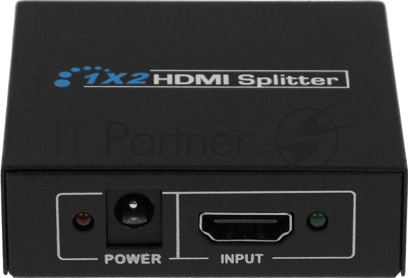 Сплиттер аудио-видео Premier 5-872-2 HDMI (f)/2хHDMI (f) черный