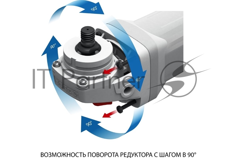 Углошлифовальная машина Зубр УШМ-П125-1500 ПСТ 1500Вт 9500об/мин рез.шпин.:M14 d=125мм