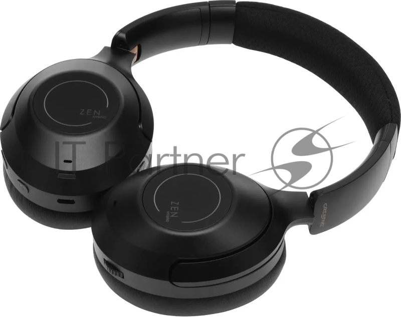 Гарнитура мониторные Creative Zen Hybrid Pro 1.2м черный беспроводные bluetooth оголовье (51EF1040AA000)
