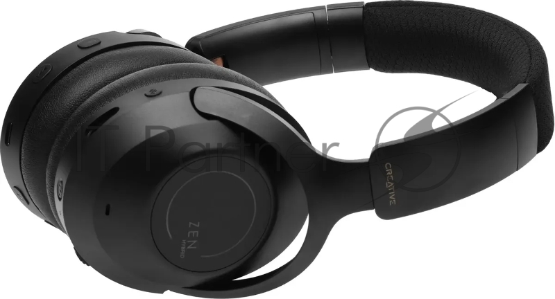 Гарнитура мониторные Creative Zen Hybrid Pro 1.2м черный беспроводные bluetooth оголовье (51EF1040AA000)