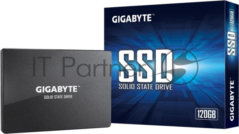 Накопитель SSD Gigabyte 120GB Client SSD GP-GSTFS31120GNTD 2.5 SATA 6Gb/s, 350/280, IOPS 50/60K, MTBF 2M, 75TBW, RTL {40}