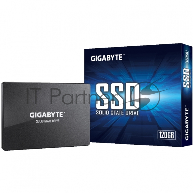 Накопитель SSD Gigabyte 120GB Client SSD GP-GSTFS31120GNTD 2.5 SATA 6Gb/s, 350/280, IOPS 50/60K, MTBF 2M, 75TBW, RTL {40}