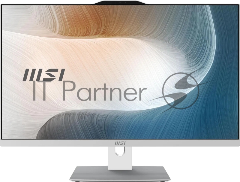 Моноблок MSI Modern AM272P 12M-404XRU 27 Full HD i3 1215U (1.2) 8Gb SSD512Gb UHDG noOS GbitEth WiFi BT 120W клавиатура мышь Cam белый 1920x1080