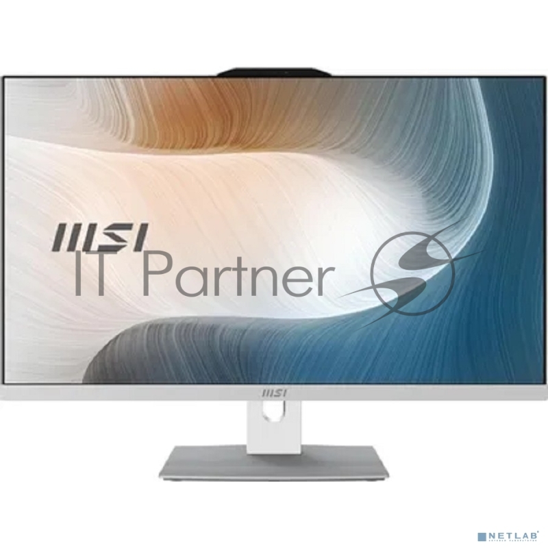 Моноблок MSI Modern AM272P 12M-404XRU 27 Full HD i3 1215U (1.2) 8Gb SSD512Gb UHDG noOS GbitEth WiFi BT 120W клавиатура мышь Cam белый 1920x1080