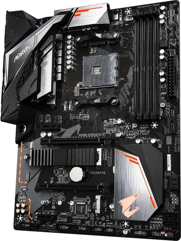 Материнская плата Gigabyte B450 AORUS ELITE V2 (V1.2) Soc-AM4 AMD B450 4xDDR4 ATX AC`97 8ch(7.1) GbLAN RAID+DVI+HDMI