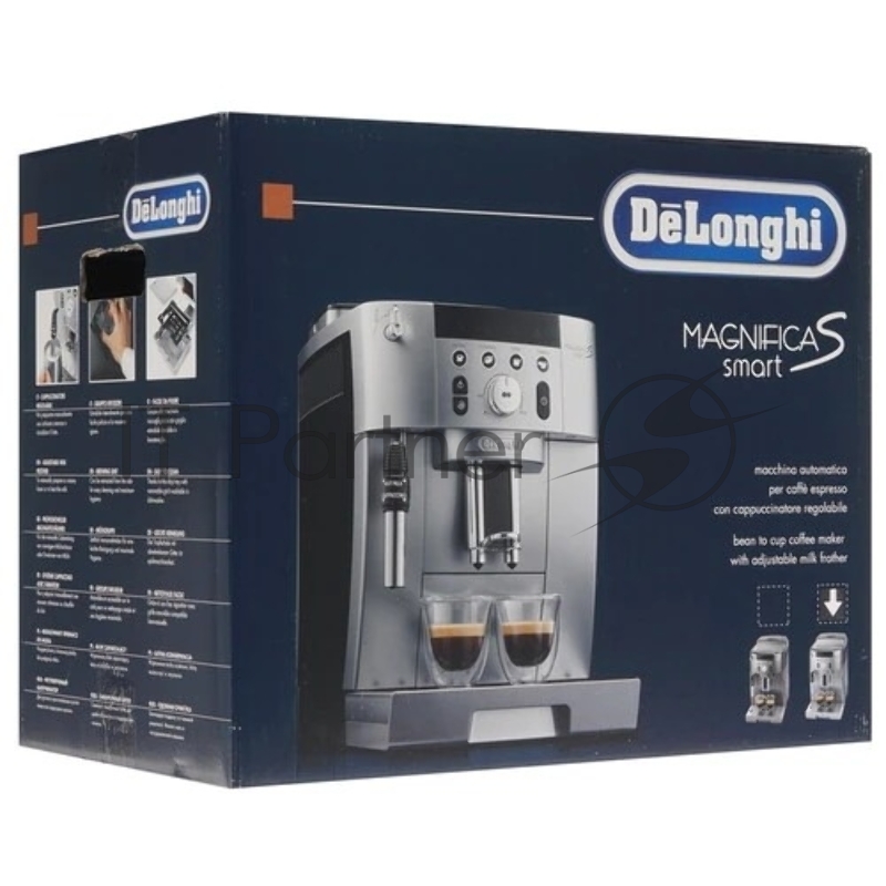 Кофемашина Delonghi Magnifica Smart ECAM250.31.SB 1450Вт серебристый