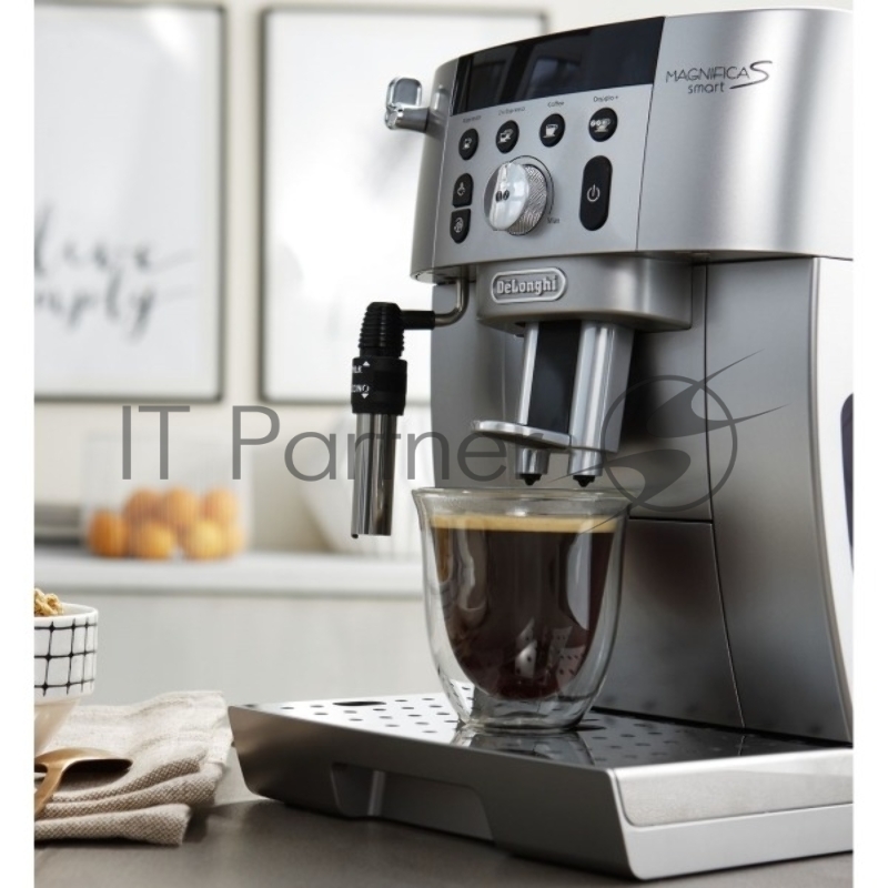 Кофемашина Delonghi Magnifica Smart ECAM250.31.SB 1450Вт серебристый
