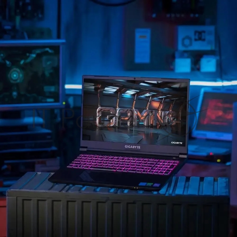 Ноутбук Gigabyte G5 Core i7 13620H 16Gb SSD512Gb NVIDIA GeForce RTX4050 6Gb 15.6 IPS FHD (1920x1080) Free DOS black WiFi BT Cam (MF5-H2KZ353SD)