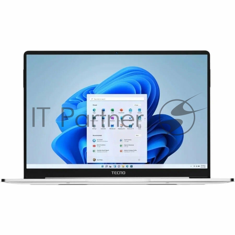Ноутбук TECNO Megabook T1 T15DA Ryzen 5 5560U 16Gb SSD 1Tb AMD Radeon Graphics 15,6 FHD IPS Cam 70Вт*ч Win11 Серебристый 4894947015199
