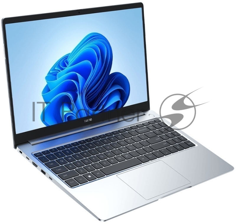 Ноутбук TECNO Megabook T1 T15DA Ryzen 5 5560U 16Gb SSD 1Tb AMD Radeon Graphics 15,6 FHD IPS Cam 70Вт*ч Win11 Серебристый 4894947015199