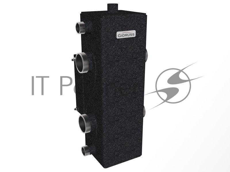 Стрелка гидравлическая GR-150-40 DN 40 резьбовое соединение G 1 1/2 до 150 кВт ст. 09Г2С