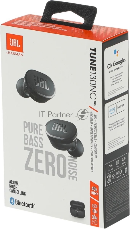 Наушники JBL, модель Tune 130NC TWS, black