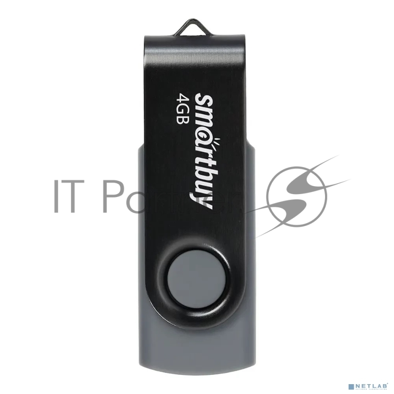 Флеш диск SmartBuy 4GB Twist Black (SB004GB2TWK)