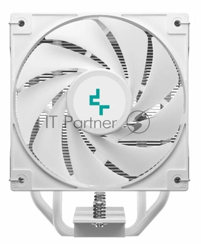 Кулер DEEPCOOL AG400 DIGITAL WH LGA1700/1200/115X/AM5/AM4 (9шт/кор, TDP 220W, PWM, Fan 120mm, 4 тепл. трубки, черный) RET