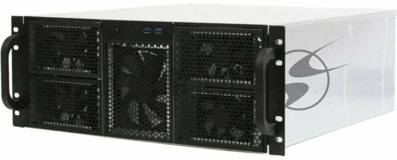 Корпус компьютерный Procase RE411-D0H17-FE-65 Корпус 4U server case,0x5.25+17HDD,черный,без блока питания,глубина 650мм,MB EATX 12x13, панель вентиляторов 3х120