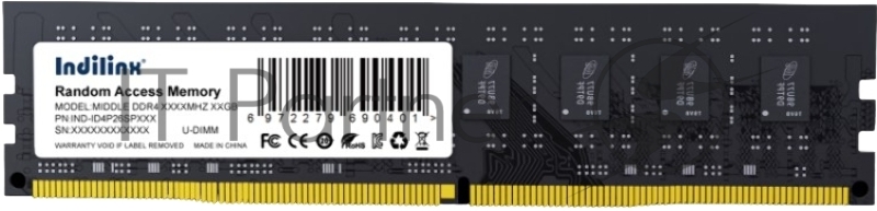 Память DIMM DDR4 32Gb PC25600 3200MHz CL16 Indilinx 1.2V RTL (IND-ID4P32SP32X)