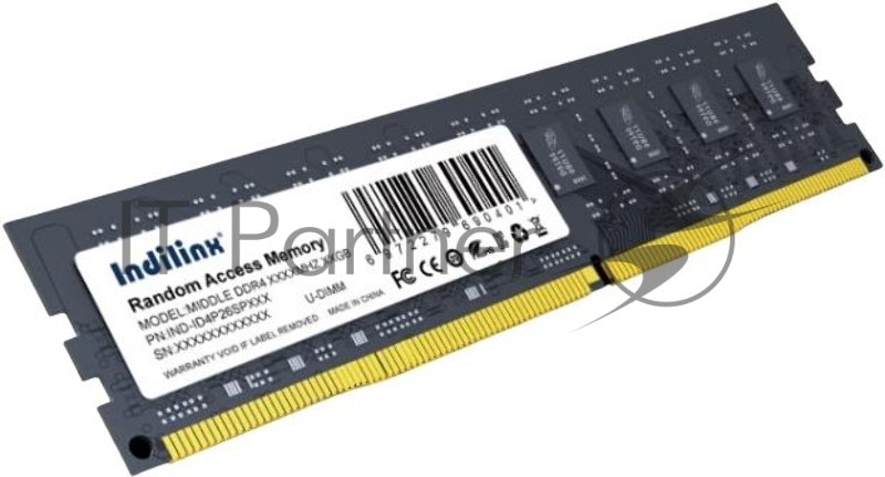 Память DIMM DDR4 32Gb PC25600 3200MHz CL16 Indilinx 1.2V RTL (IND-ID4P32SP32X)