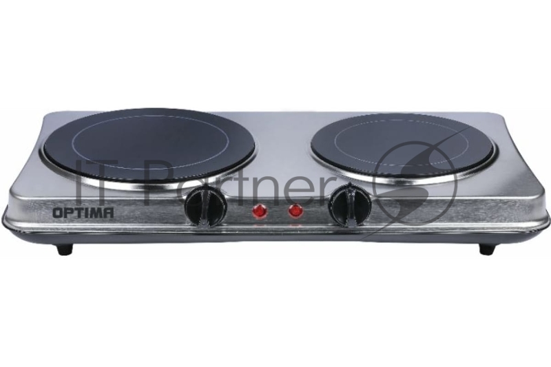 Плита электрическая инфракрасная OPTIMA OTC-221CS (2 стеклокерам.конфорки,индик.раб