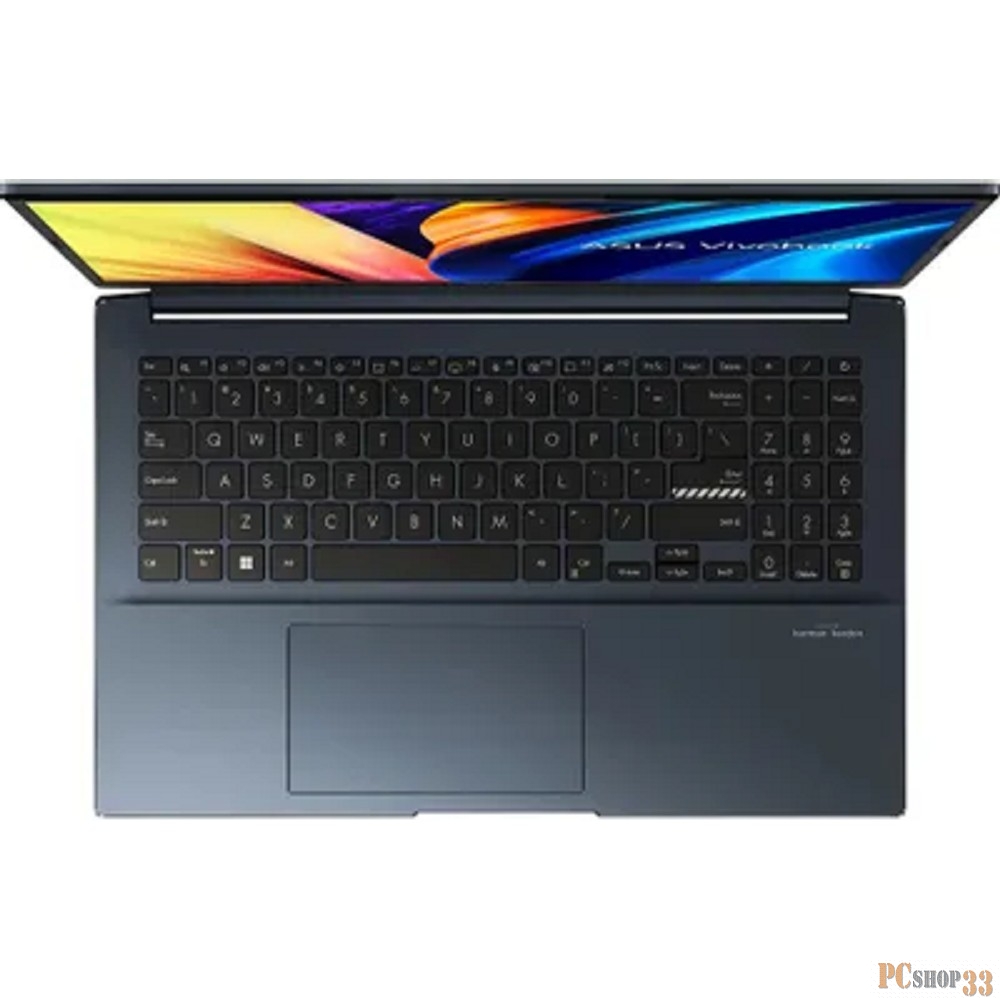 Ноутбук Asus Vivobook Pro 15 OLED M6500XV-MA084 Ryzen 9 7940HS 16Gb SSD1Tb NVIDIA GeForce RTX4060 8Gb 15.6 OLED 2.8K (2880x1620) noOS blue WiFi BT Cam (90NB1211-M003J0)