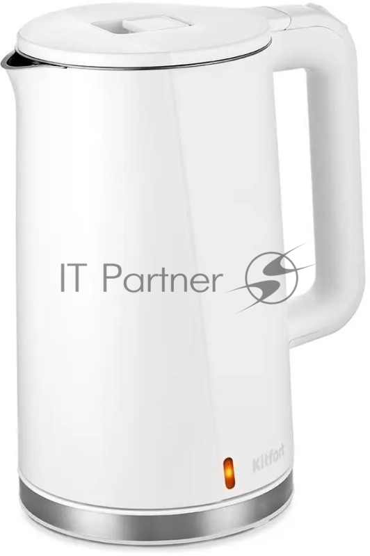 Чайник электрический Kitfort КТ-6612-2 1.7л. 2200Вт белый (корпус: нержавеющая сталь)