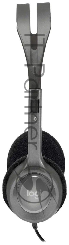 Наушники с микрофоном Logitech Stereo H110 серебристый 1.8м накладные оголовье (981-000459)
